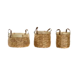 Juego de cestas bambú tropical