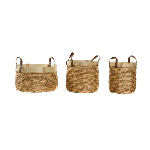 Juego de cestas bambú tropical