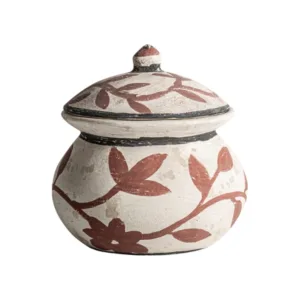 Tibor de cerámica decorativo Kalid