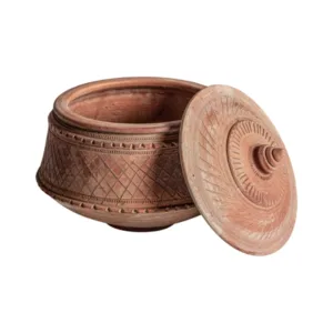 Tibor de terracota marrón claro