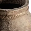 Tinaja artesanal de cerámica marrón Kellashe - Imagen 2