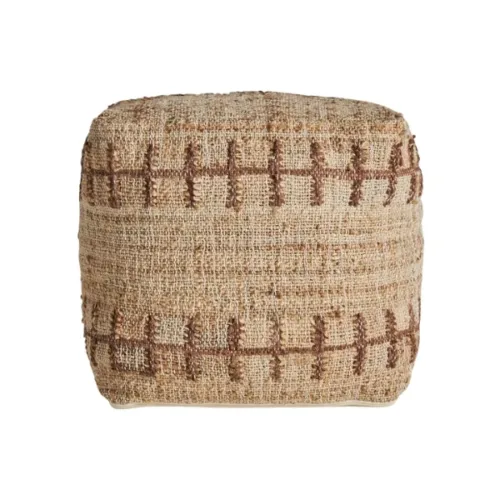 Puff de yute y algodón