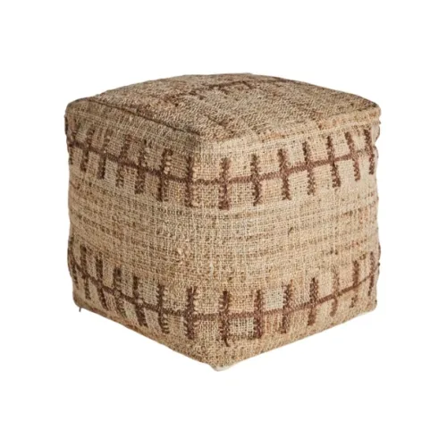 Puff de yute y algodón