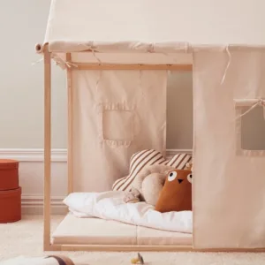 Casita de Juegos de Madera y Tela