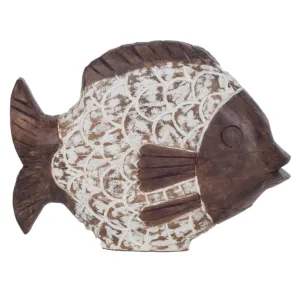 Figura pez madera (2 uds)