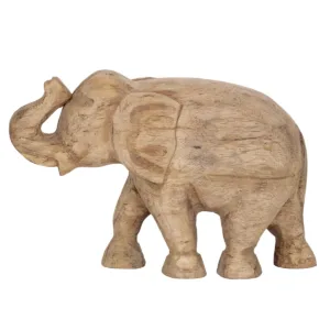 Figura elefante madera (2 uds)
