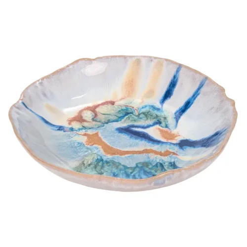 Plato hondo gres (4 uds)