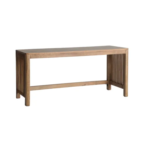mesa de centro de madera de mango