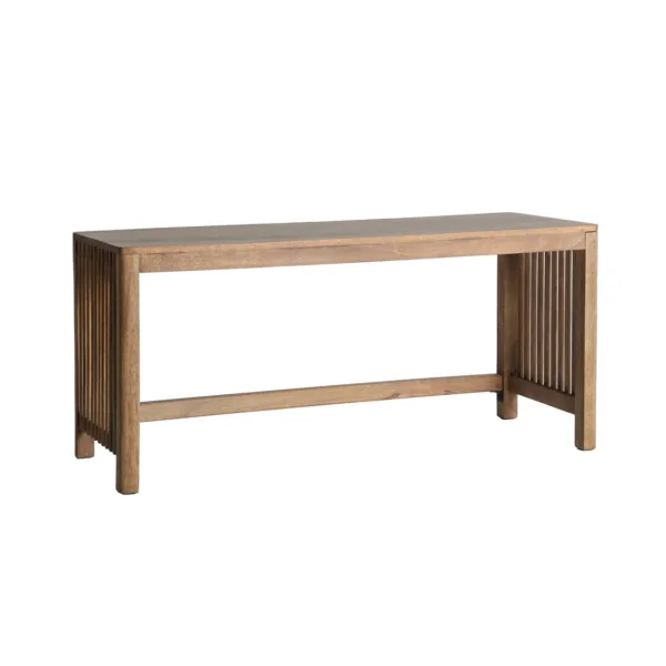 mesa de centro de madera de mango