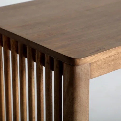 mesa de centro de madera de mango