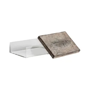 Caja decorativa de resina con efecto envejecido