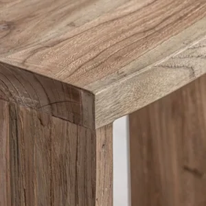 Reposapiés de madera de teka Lux