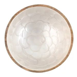 Cuenco nácar madera (6 uds)