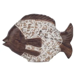 Figura pez madera (2 uds)