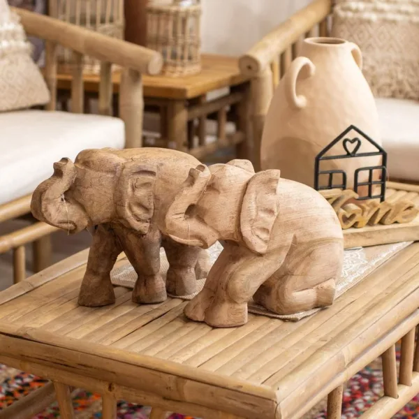 Figura elefante madera (2 uds) - Imagen 4