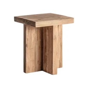 Mesa auxiliar de teca de exterior Pure