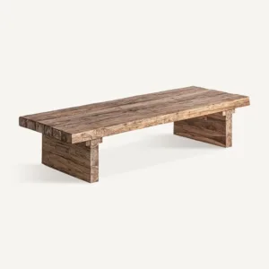 Mesa de centro de teca reciclada Nysted