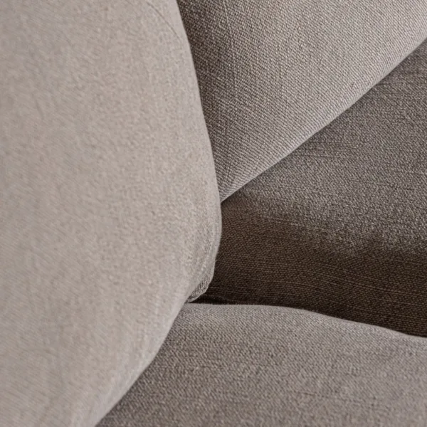 Sofá de lino gris 3 plazas Ferfay 210 cm - Imagen 5