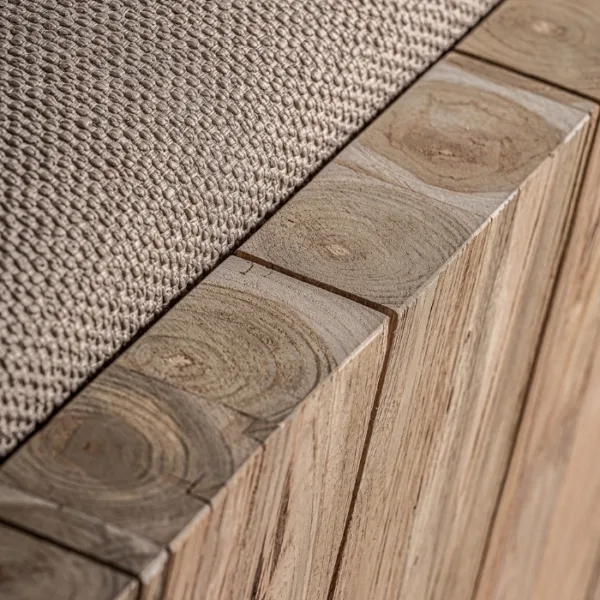 Sillón de exterior de teca reciclada Pure - Imagen 6
