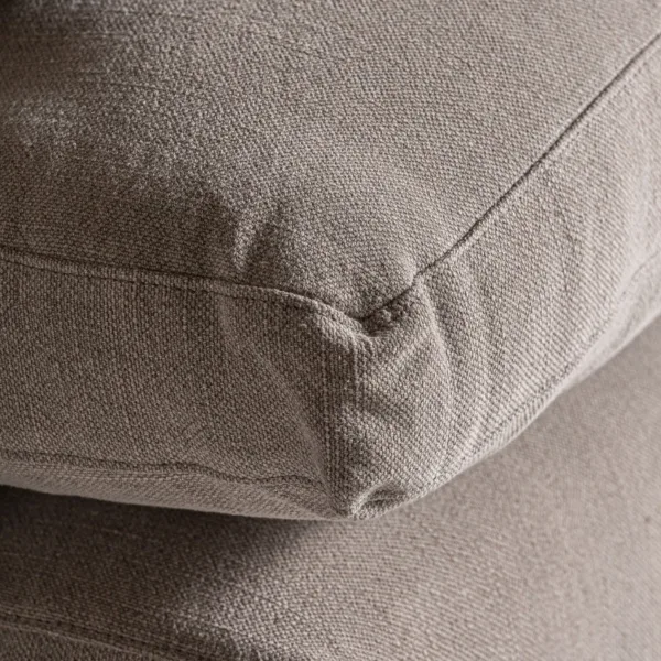Sofá de lino gris 3 plazas Ferfay 210 cm - Imagen 8