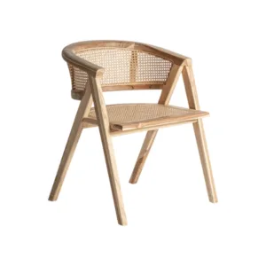 Silla de teca y raíz