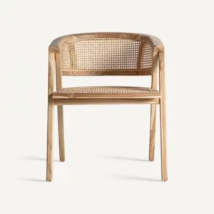 Silla de teca y raíz