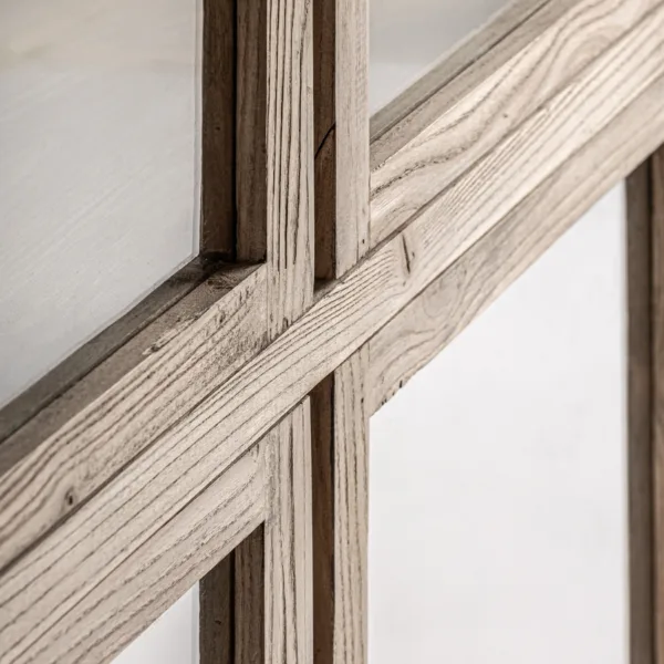 Vitrina de madera de olmo Masein 85 cm - Imagen 5