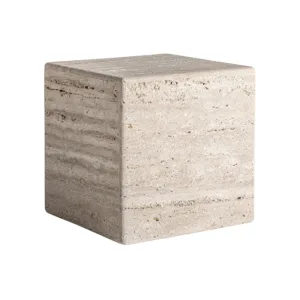 Mesa de centro de travertino natural