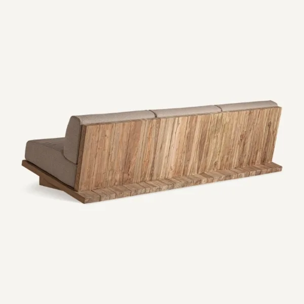 Sofá de exterior de teca reciclada Pure - Imagen 4