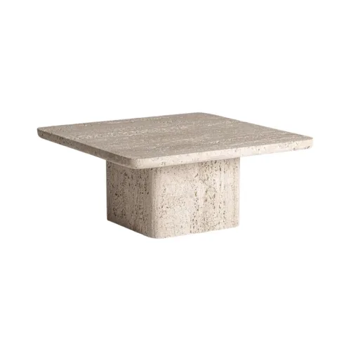 Mesa de centro travertino Theuville 80 cm