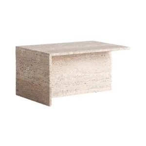 Mesa de centro de travertino Theuville