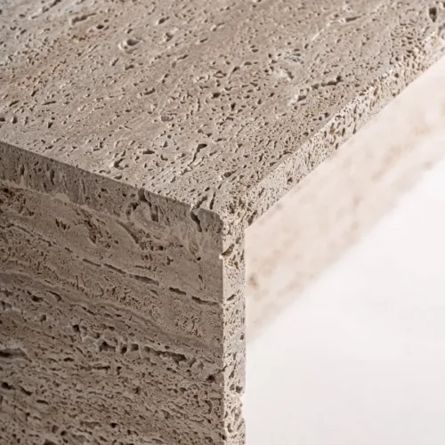 mesa mármol travertino de centro