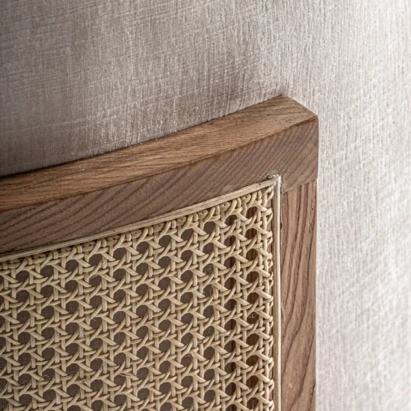 Sillón de ratán y madera Nyul - Imagen 5
