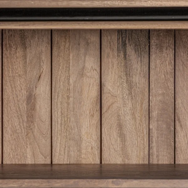 Librería de madera de mango Mandern 232 cm - Imagen 7
