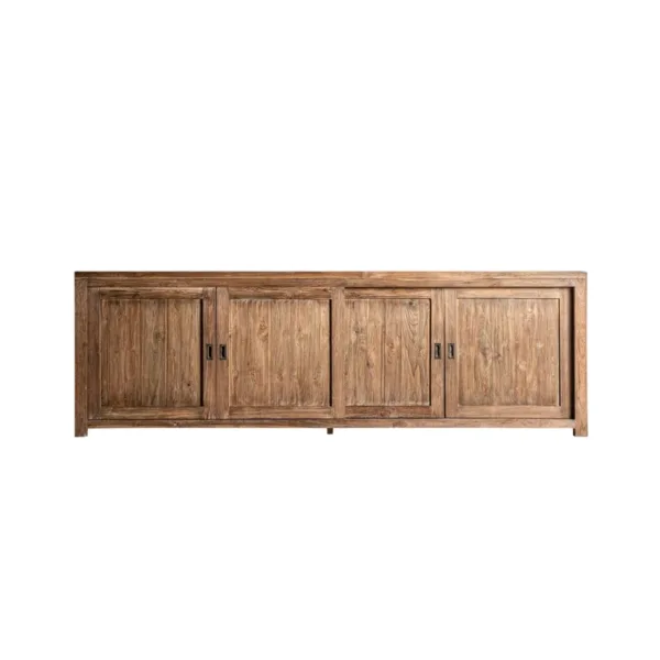 Aparador de madera de teca reciclada Nysted 240 cm