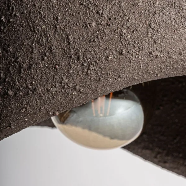 Lámpara de techo de resina marrón 80 cm - Imagen 4