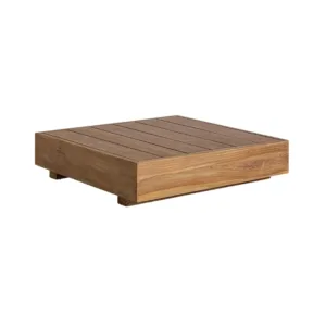 Mesa de centro de exterior de teca