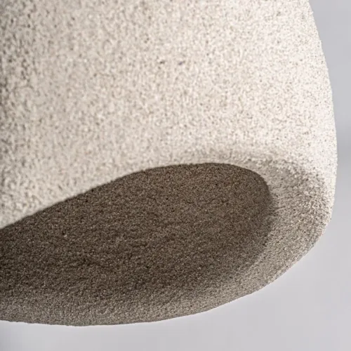 Lámpara de techo blanco roto Sibille