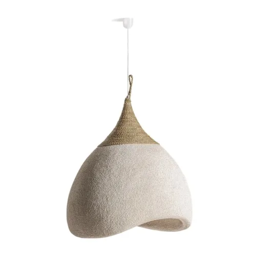 Lámpara colgante de yute y resina Nyland