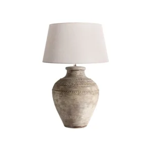 Lámpara de sobremesa vintage de terracota