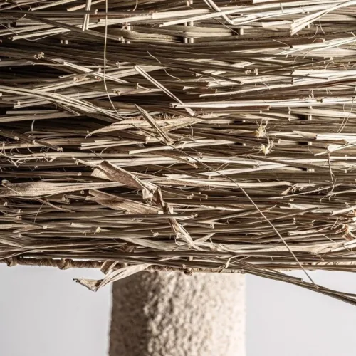 Lámpara de pie de hierba marina