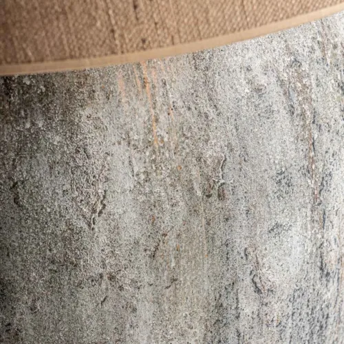 lámpara sobremesa cemento