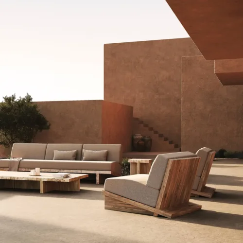 sillon de teca para exterior