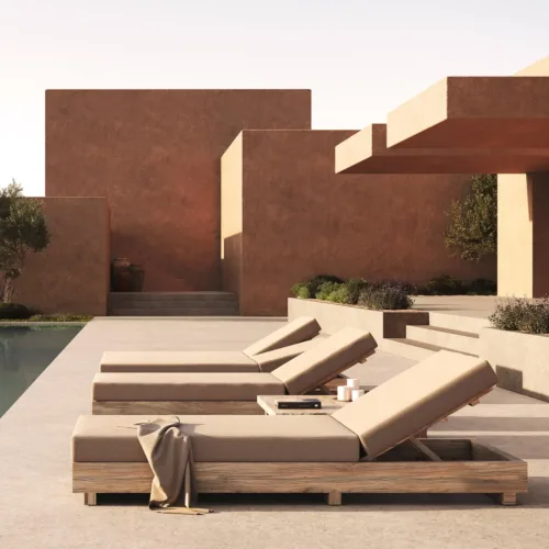 tumbona doble de exterior