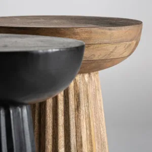 Mesa auxiliar Plissé Wood