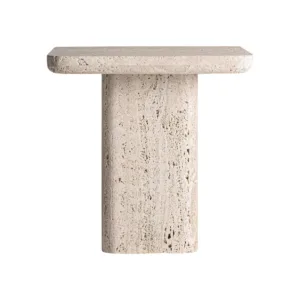 Mesa auxiliar Theuville de travertino