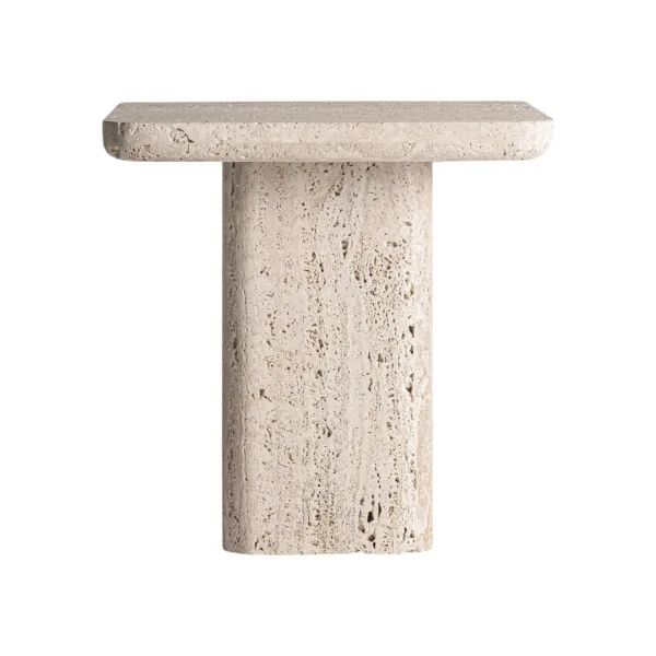 Mesa auxiliar Theuville de travertino