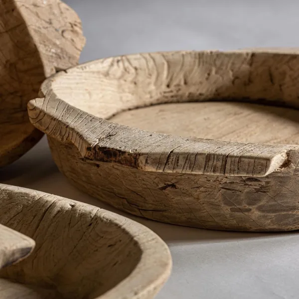 Centro de mesa de madera de teca Argeen - Imagen 7
