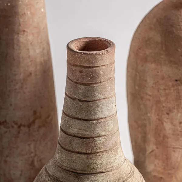 Juego de 3 jarrones de terracota - Imagen 2