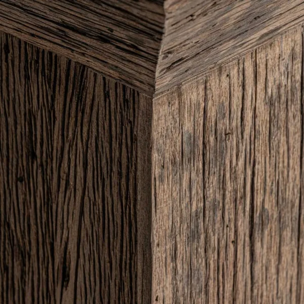Mesa auxiliar de madera y mango Samsun - Imagen 4